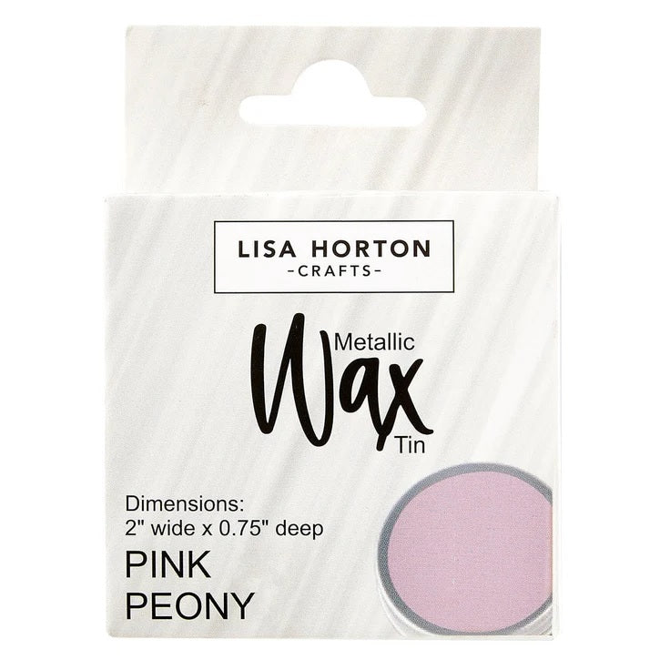 Lisa Horton Crafts Water Based Wax Tin - Pink Peony #225 (LHCIP191)
