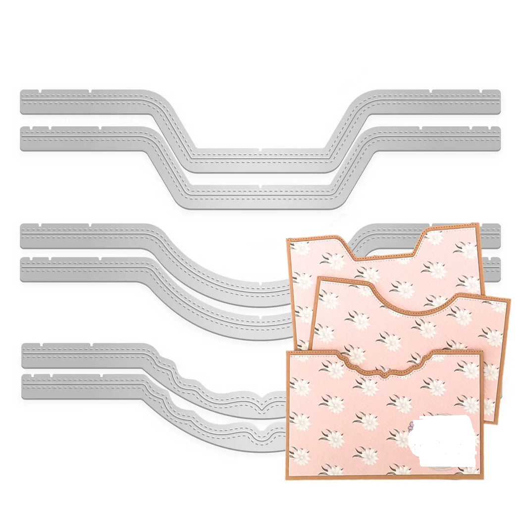 Pocket Notch Borders Set Die for Planners (NB20-33)