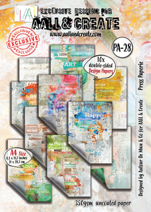 AALL & CREATE Press Paperie A4 Design Paper (PA-28)