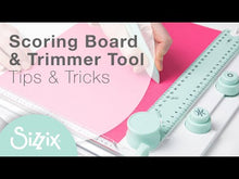 Load and play video in Gallery viewer, Sizzix Making Tool Scoring Board &amp; Trimmer (665797)
