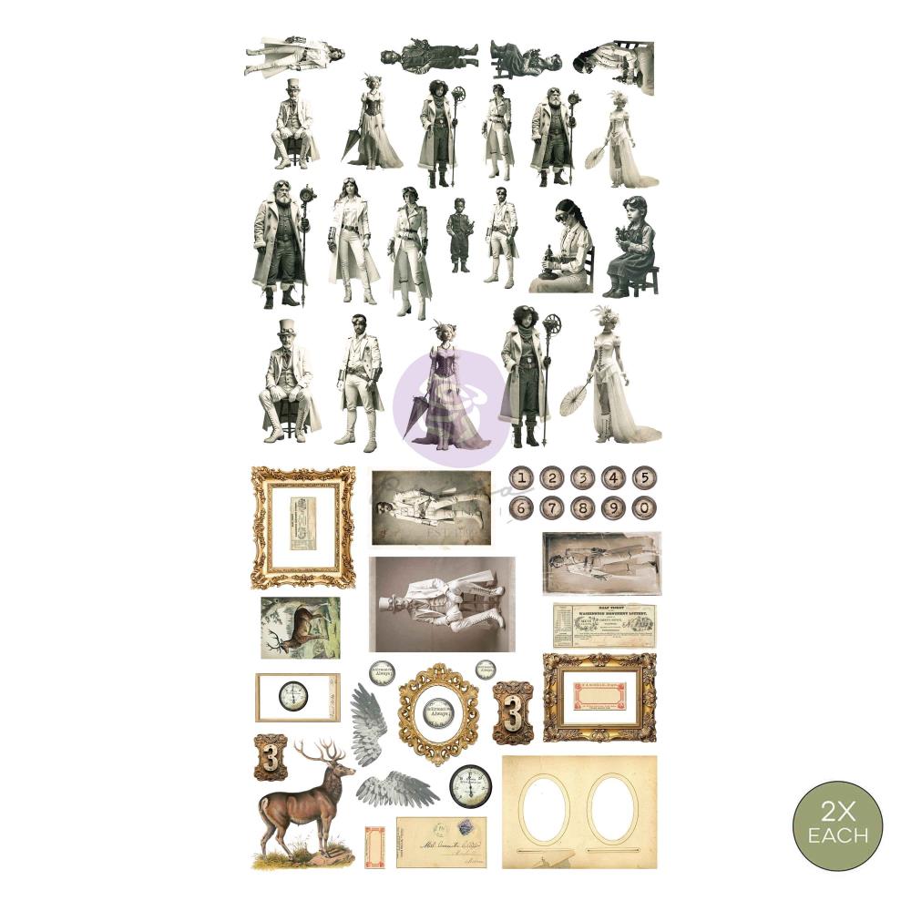 Prima Steam & Frost Ephemera Pack from Finnabair (951481)