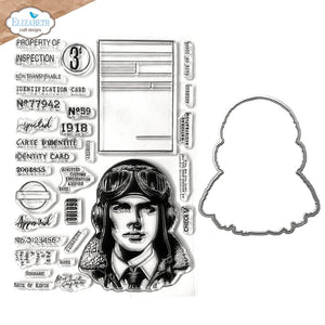 Elizabeth Craft Designs Stamp The Property of Stamp and Die Set  (CSD407)