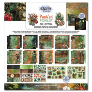 3Quarter Designs  12x12 Punk'ed Forest Paper & Diecuts Set