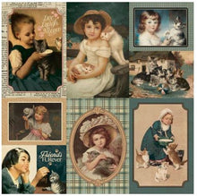 Load image into Gallery viewer, Authentique Purebred Collection 12x12 Scrapbook Paper Purebred Seven (PUR007)
