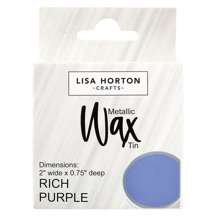 Lisa Horton Crafts Water Based Wax Tin - Rich Purple #266 (LHCIP190)