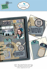 Load image into Gallery viewer, Elizabeth Craft Designs Delightful Discovery Collection Rounded Pocket with Tags  Die set  by Annette Green (2337)
