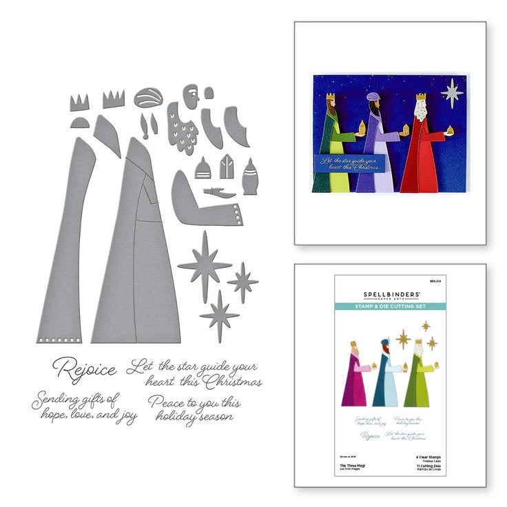 Spellbinders The 3 Magi Stamp and Die Set