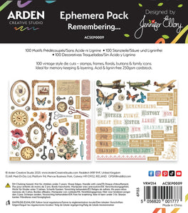 Arden Creative Studio Remembering Ephemera Diecuts (ACSEP0009 )