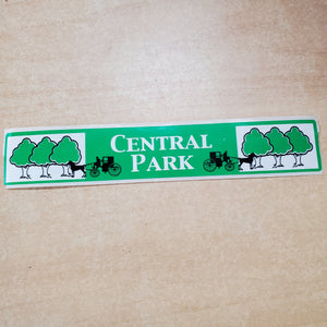 SRM 6" Destination Titles Sticker Central Park (19070)