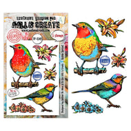 AALL & CREATE A6 Stamp Set Robin Sprout (TP-1349)