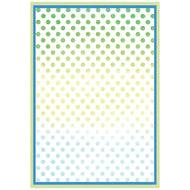 Sizzix 3-D Textured Impressions Embossing Folder w/A6 Stencil - Rock the Dots