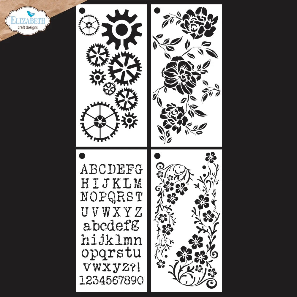 Elizabeth Craft Designs In the Garden Collection Stencils 8 (S057)