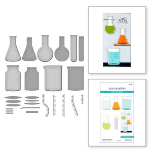 Spellbinders Dies Propagation Garden Laboratory Glassware S4-1334