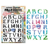 AALL & CREATE A5 Stamp Set Scribble Splash (TP-1332)