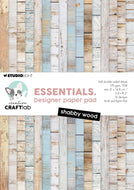 Studio Light Designer Paper Pad Shabby Wood  24 sheets (ES-DPP431)