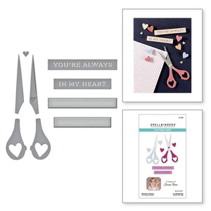 Spellbinders Sharon's Scissors Etched Dies