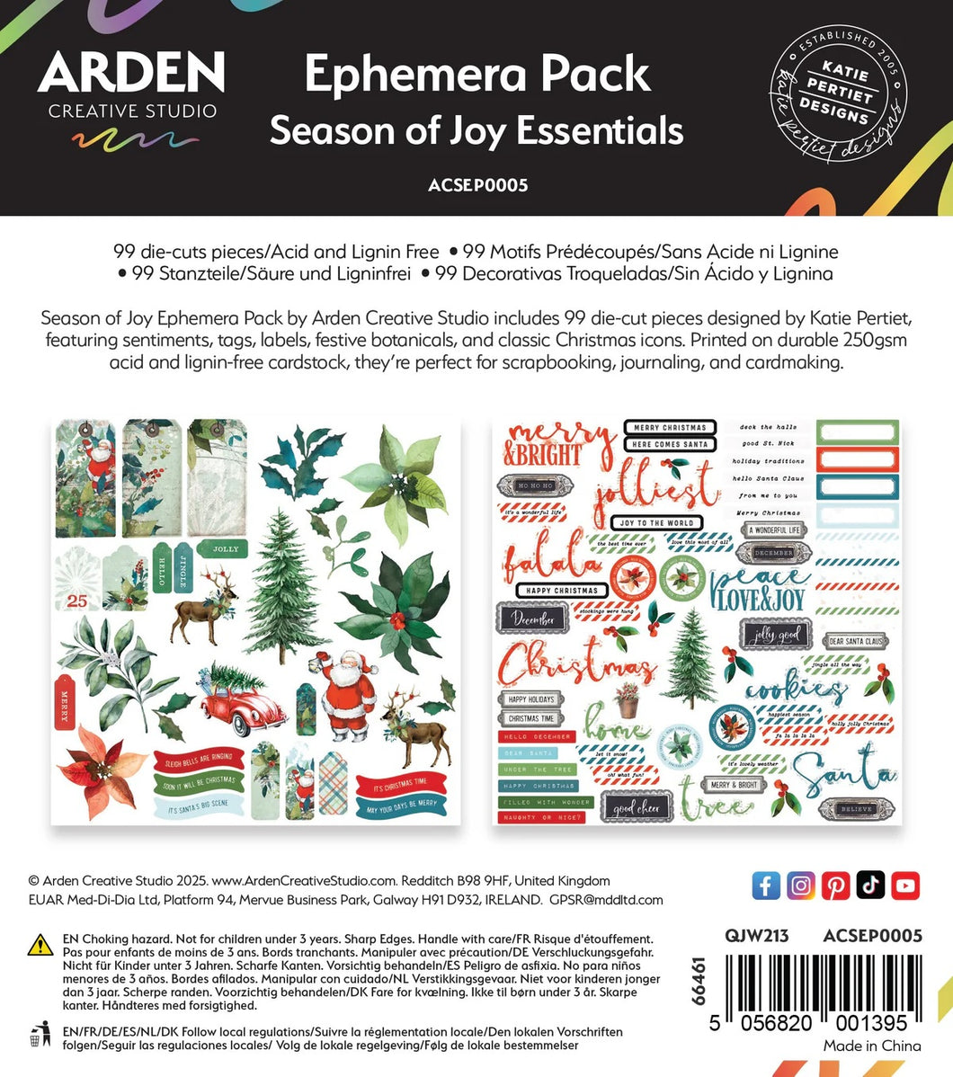 Arden Creative Studio Season of Joy Ephemera
