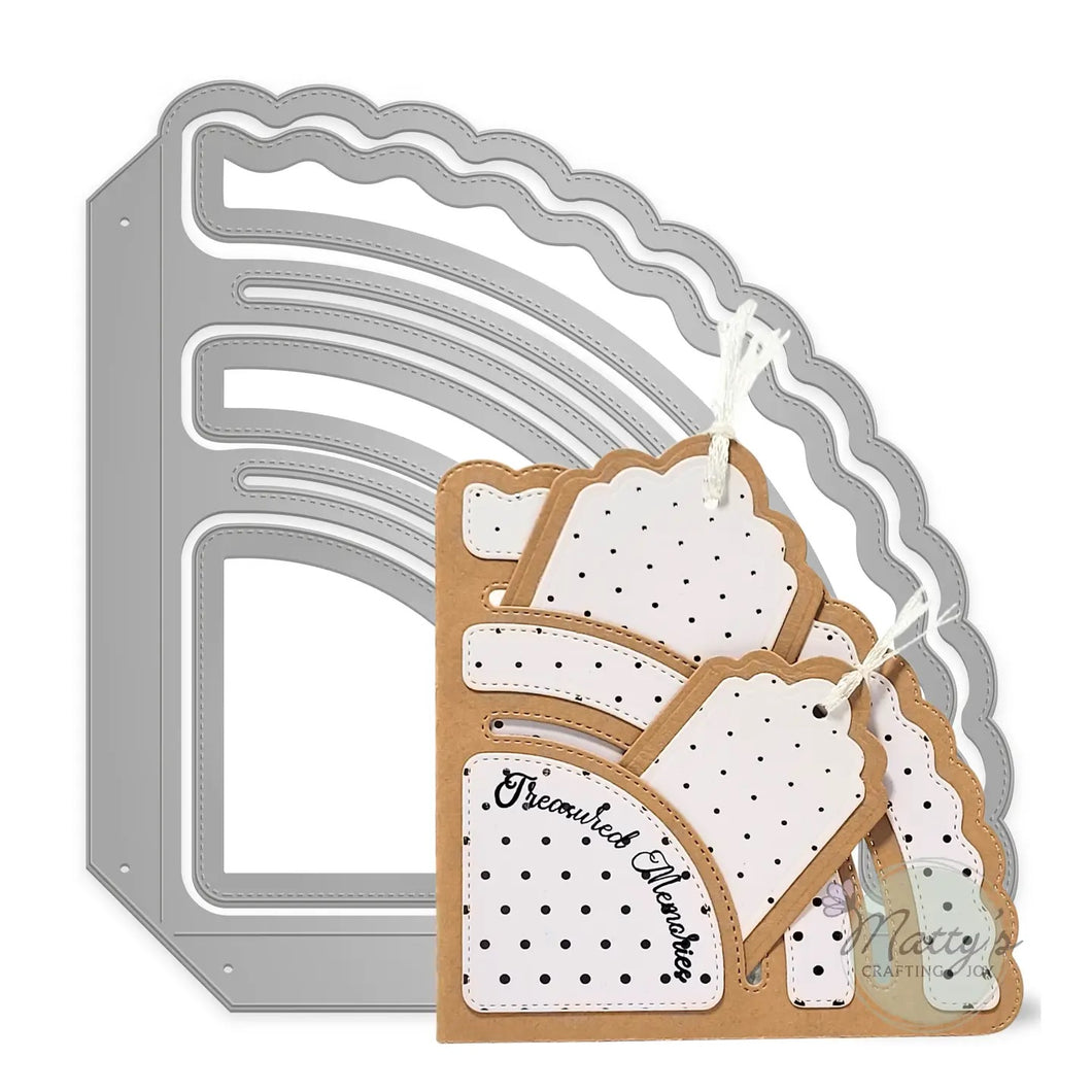 Slotted Corner Pocket Set Die for Planners (SSP-28)