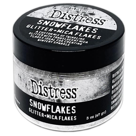 Tim Holtz Snowflakes - Glitter + Mica Flakes (TDA92285)
