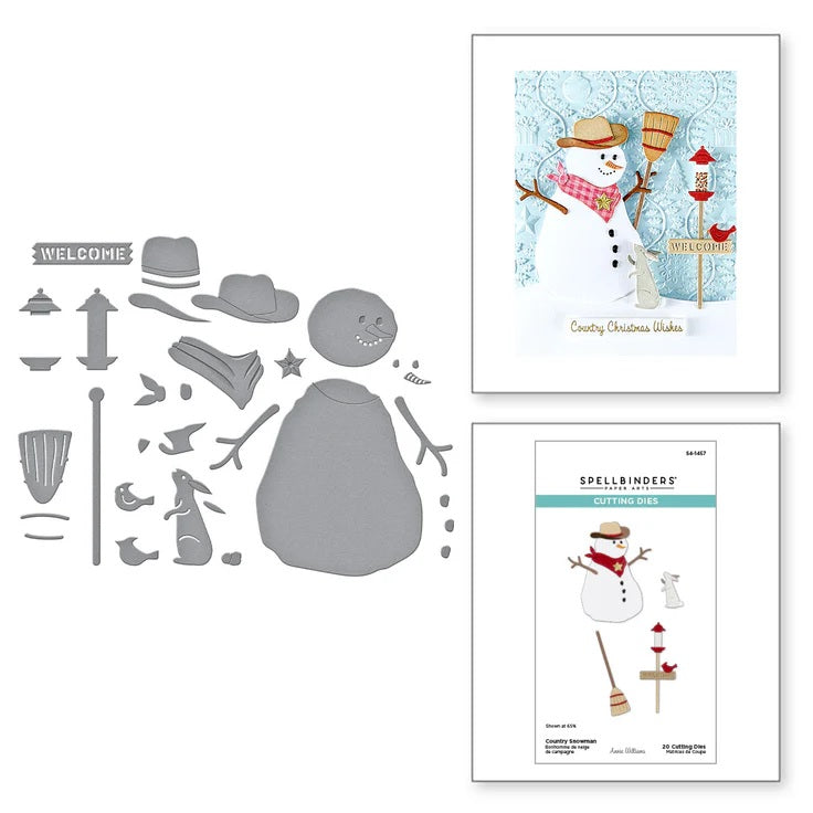 Spellbinders Country Snowman (S4-1457)