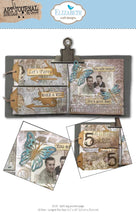 Load image into Gallery viewer, Elizabeth Craft Designs- Art Journal by Devid Roodenburg Split Tag Pocket Page Die set (2319)
