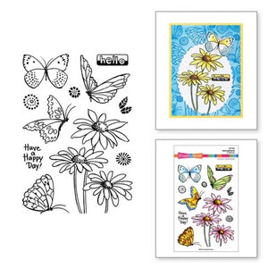 Stampendous! Hello Butterfly Clear Stamp Set (STP-194)