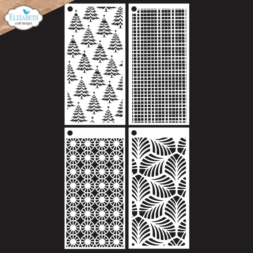 Elizabeth Craft Designs- Art Journal by Devid Roodenburg Journal Stencils 9