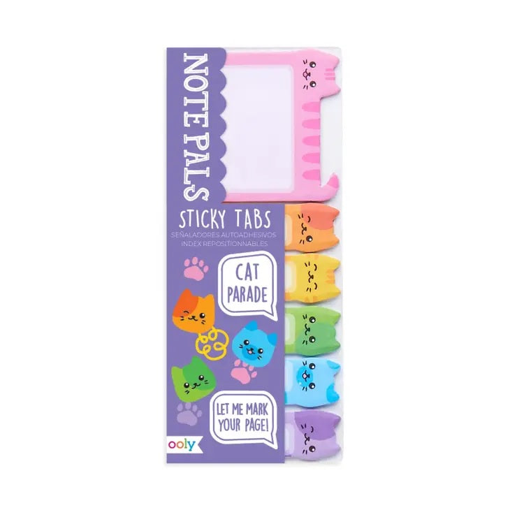 Notepals Sticky Tabs Cat Parade (121-044)