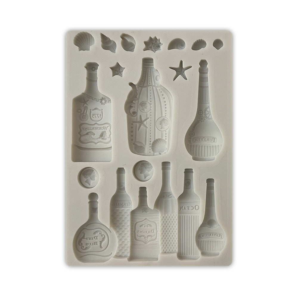 Stamperia Songs of the Sea Collection Silicone Mould Bottles (KACM21)
