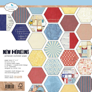Elizabeth Craft Designs 12x12 Paper Pack New Horizons (C011)