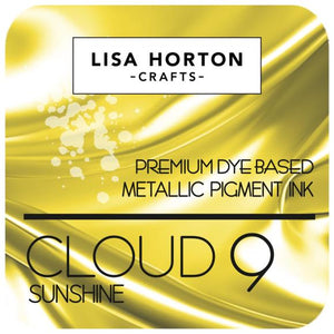Lisa Horton Crafts Cloud 9 Metallic Pigment Ink Sunshine (LHCIP216)