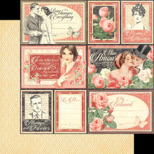 Load image into Gallery viewer, Graphic 45 Papercrafting Paper 8" x 8" Paper Pad - Mon Amour (4501212)
