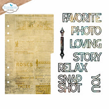 Load image into Gallery viewer, Elizabeth Craft Designs Planner Essentials Page with Large Tab  (2280)
