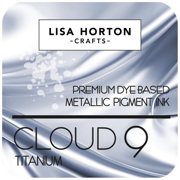 Lisa Horton Crafts Cloud 9 Metallic Pigment Ink Titanium (LHCIP223)