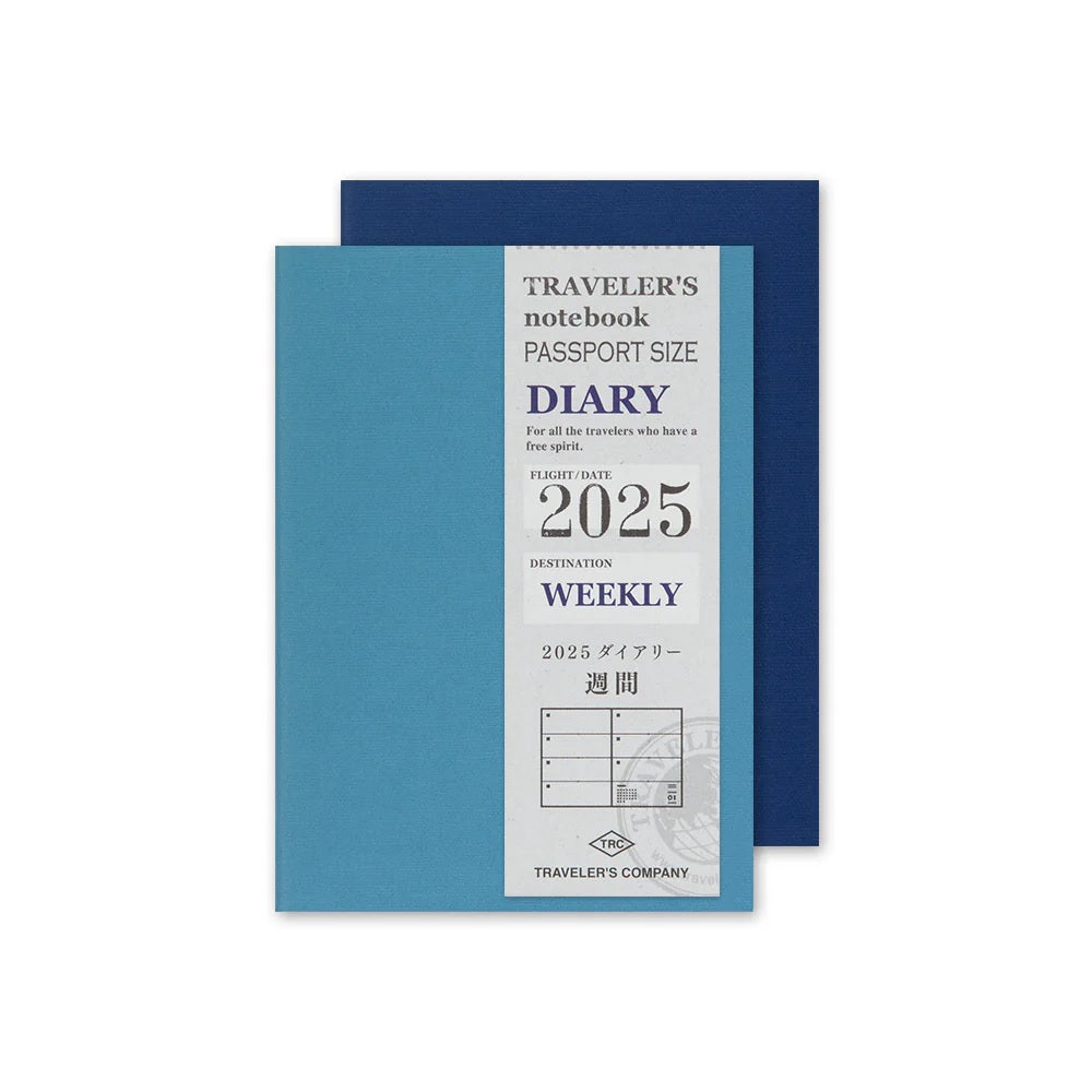 Traveler's Company Traveler's Notebook Diary Passport 2025 Weekly & Memo (14485-006)