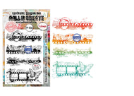 AALL & CREATE A6 Stamp Set Torn Prints (TP-1336)