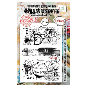 AALL and Create A7 Stamp Set - Stained Geometry (TP-1261)