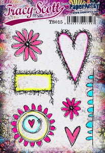 PRE-ORDER PaperArtsy Rubber Stamp Set #15 designed by Tracy Scott (TS015)