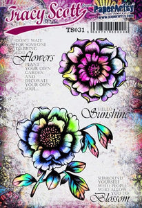PaperArtsy Rubber Stamp Set  designed by Tracy Scott (TS031)