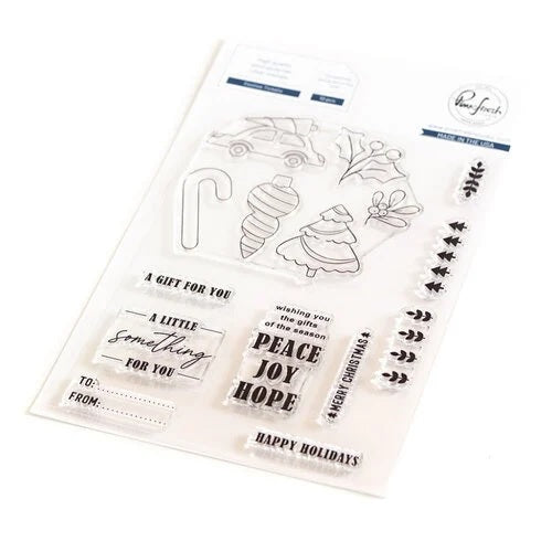 Pinkfresh Studio Stamp, Stencil and Die - Festive Tickets