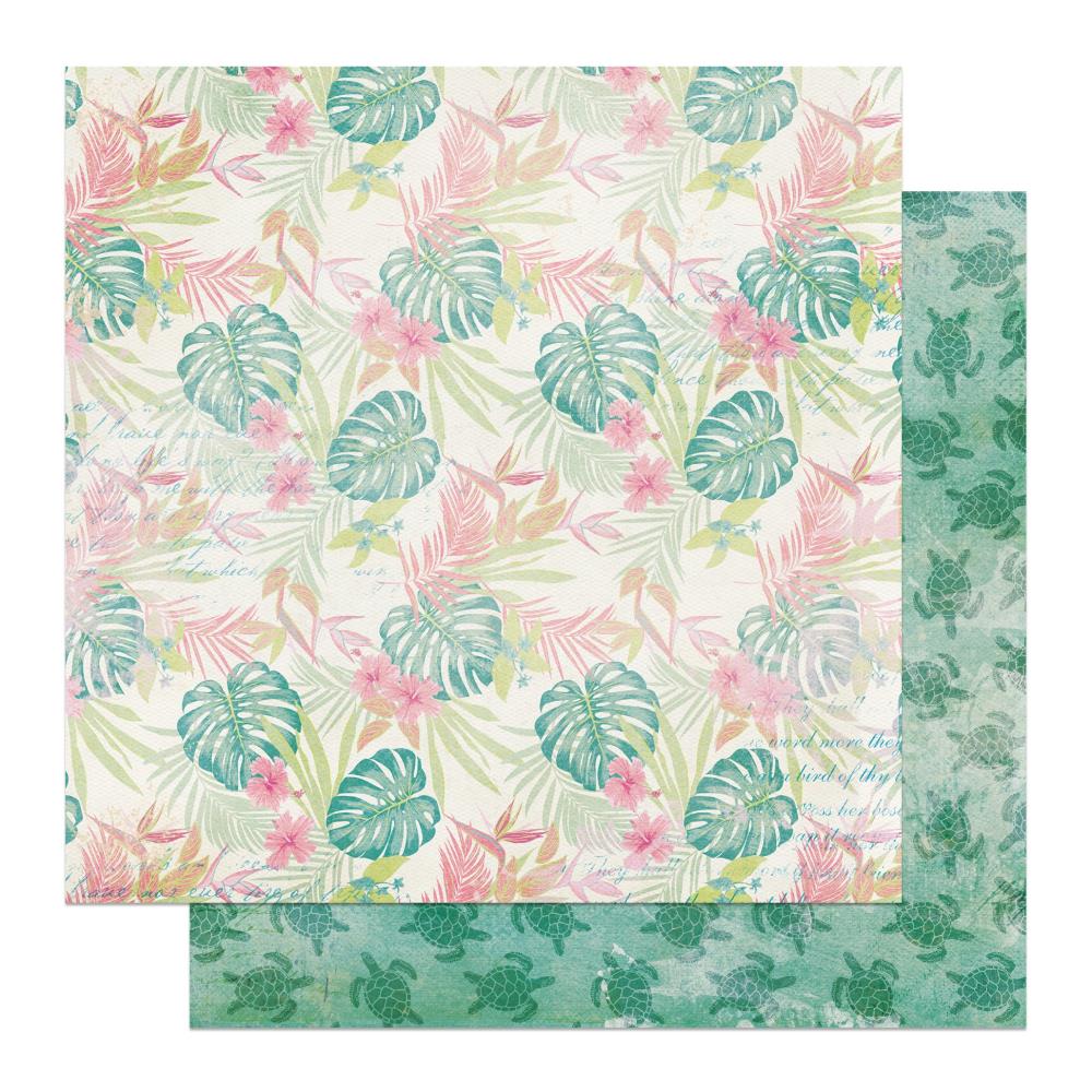 Photoplay Paper Coco Paradise Collection Tropical Floral 12x12 Paper (CCP4514)