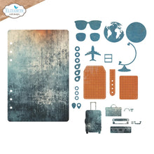 Load image into Gallery viewer, Elizabeth Craft Designs Annette Green Rounded Travel Page Die Set (2356)
