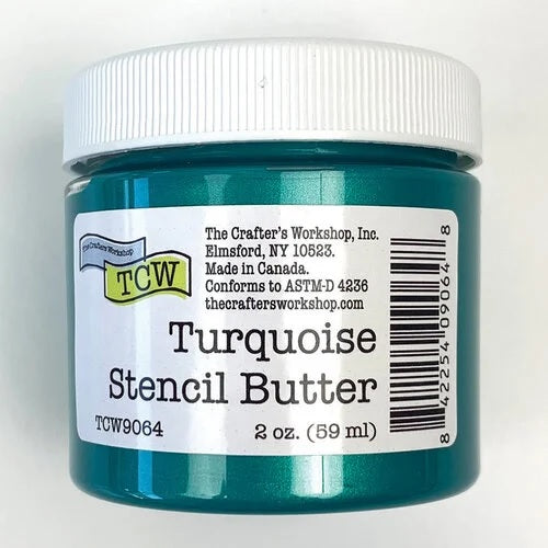The Crafter's Workshop Stencil Butter Turquoise (TCW9064)