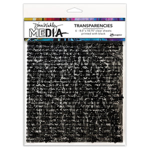 Dina Wakley Media Transparencies Typography 1 (MDA82651)