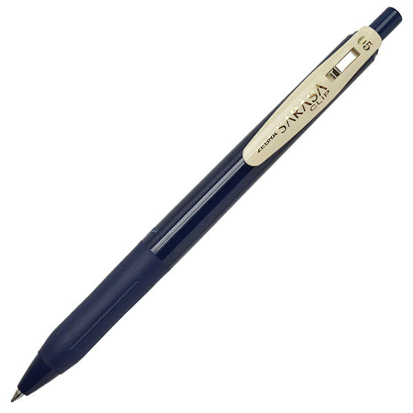 Zebra Sarasa Clip Gel Pen Vintage Blue Black 0.5MM