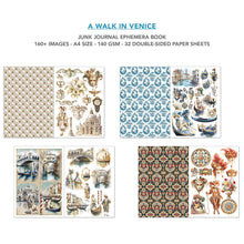 Load image into Gallery viewer, Ciao Bella A Walk in Venice Junk Journal &amp; Ephemera Book A4 32/Pkg (CBB023)
