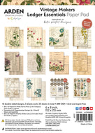 Arden Creative Studio Vintage Makers Ledger Essentials 6in x 8in Paper Pad