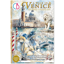 Load image into Gallery viewer, Ciao Bella A Walk in Venice Junk Journal &amp; Ephemera Book A4 32/Pkg (CBB023)
