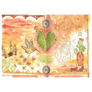 Sizzix Studio Clear Stamps Set 22PK w/3PK Stencils - Western by Vic Hollins (666854)