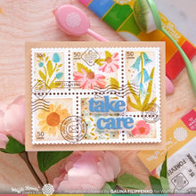 Load image into Gallery viewer, Waffle Flower Postage Wildflower Stencil (421693)
